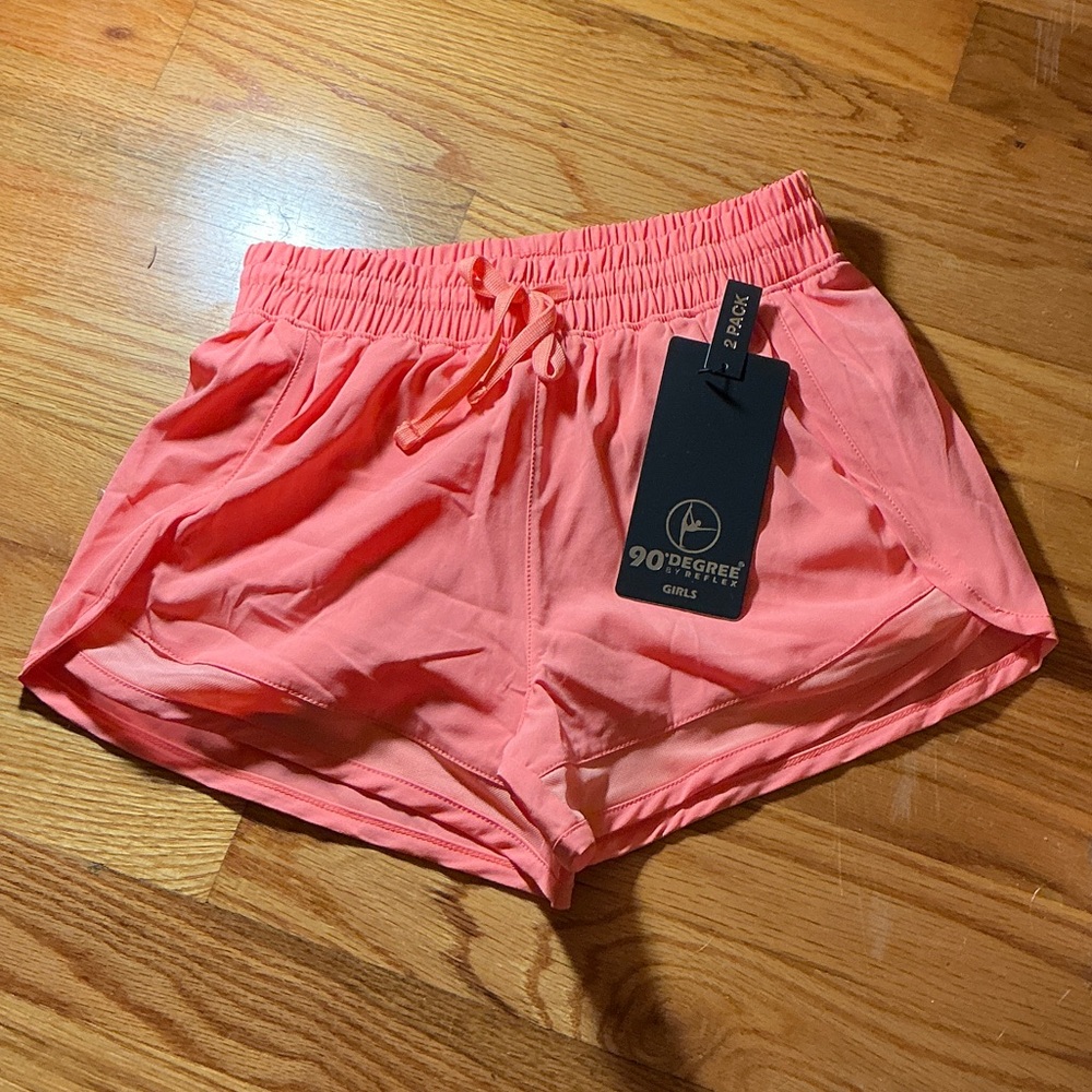 90 Degree By Reflex Coral Girls' Shorts
